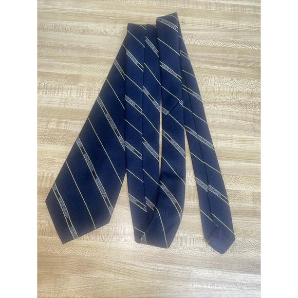 Official Webster University Alynn Neckwear Blue Gold Neck Tie College Missouri - Picture 7 of 8